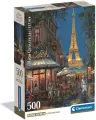 Puzzle 500 COMPACT Night at the Eiffel Cafe - tantis.pl