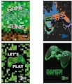 Zeszyt A5/32k kratka Game Zone mix - tantis.pl