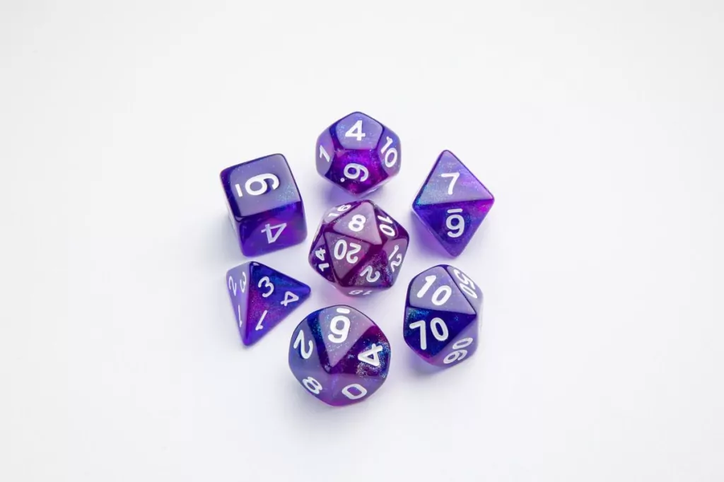 Gamegenic: Galaxy Series - RPG Dice Set - Nebula - tantis.pl