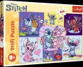 Puzzle 300 Zakręcony Stitch TREFL - tantis.pl