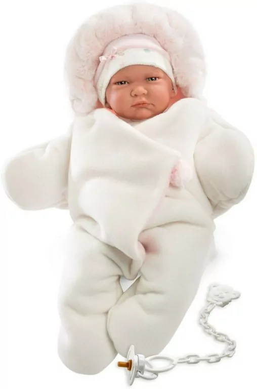 Lalka bobas w różowym kombinezonie - tantis.pl