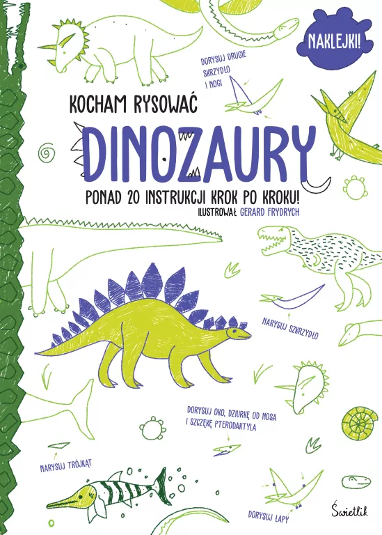 Dinozaury. Kocham rysować - tantis.pl