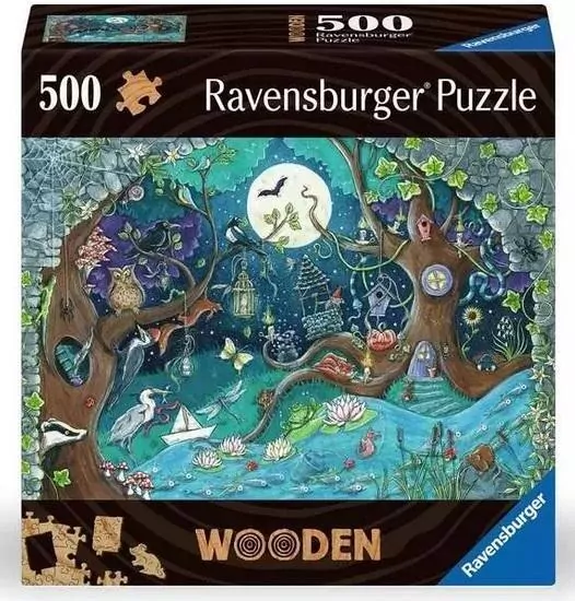 Puzzle drewniane 500 Baśniowy Las - tantis.pl