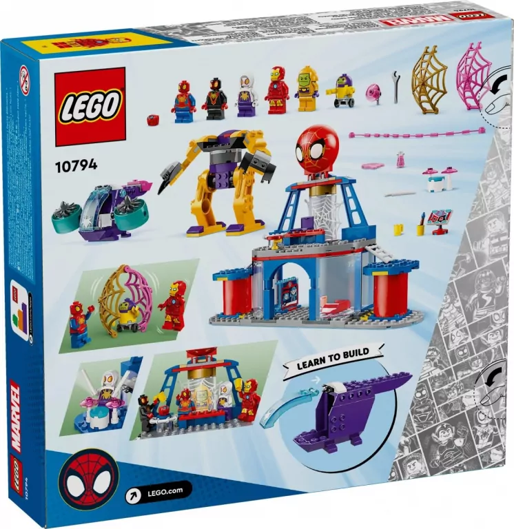 LEGO® Marvel. Siedziba główna Pajęczej Drużyny 10794 - tantis.pl