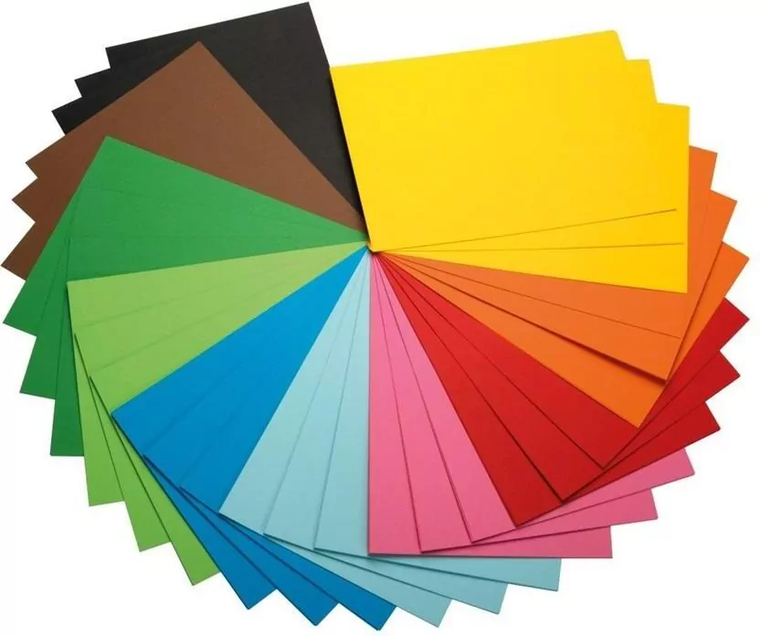 Karton kolorowy 170g A4 50 sztuk, 10 kolorów - tantis.pl