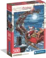Puzzle 500 Xmas Coll. Midnight Sleigh Ride - tantis.pl