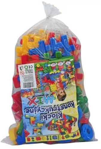 Czako. Klocki konstrukcyjne. Mix, 40 elementów - tantis.pl