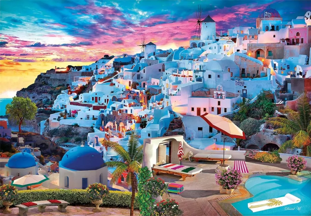 Puzzle 500 HQ. Greece View - tantis.pl