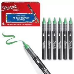 Markery akrylowe zielone