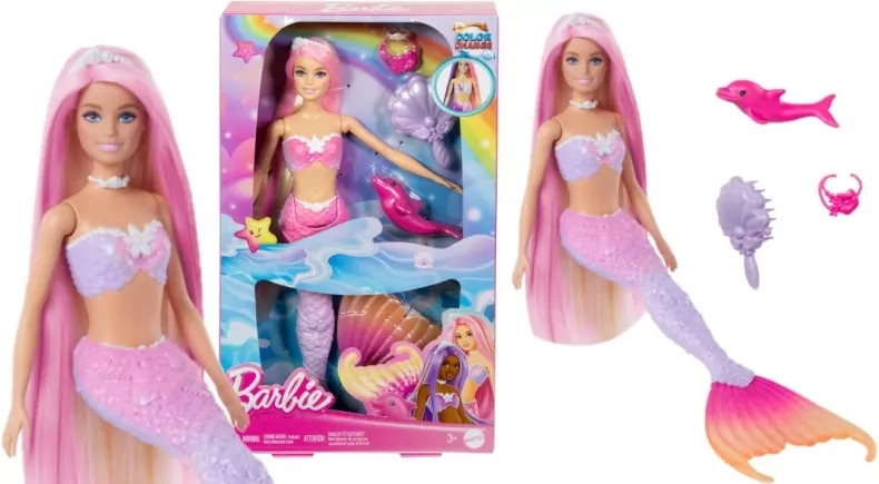 Barbie. Malibu Syrenka HRP97 - tantis.pl