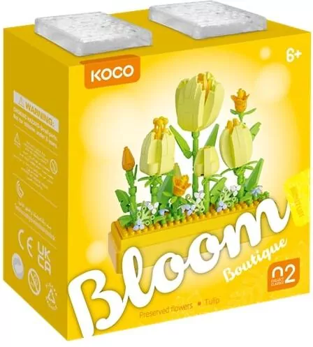 Klocki Kwiaty Tulipany 295el - tantis.pl