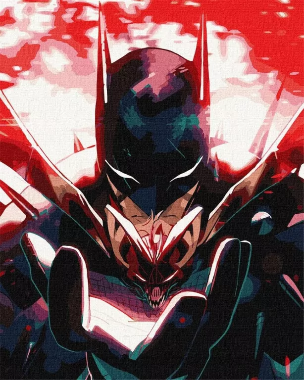 Malowanie po numerach - Batman: Mroczny.. 40x50cm - tantis.pl