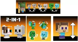 MINECRAFT FIGURKA Z TRAKSFOR 2W1 MIX HTL43 PUD5