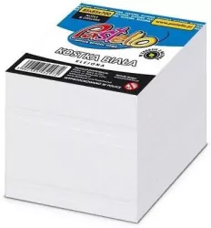 Kostka klejona ECO 85x85x70mm biała