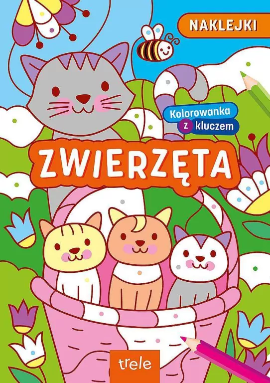 Zwierzęta. Kolorowanka z kluczem - tantis.pl
