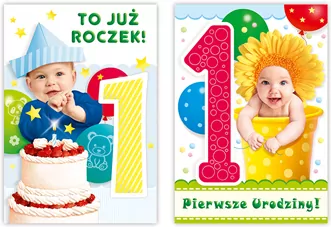 KARNET URODZINY 1 B6 Z KOP ZDOB 021 MRG FOL - tantis.pl