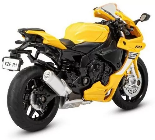 YAMAHA YZF-R1 / 67705/yellow 1:18. MSZ - tantis.pl