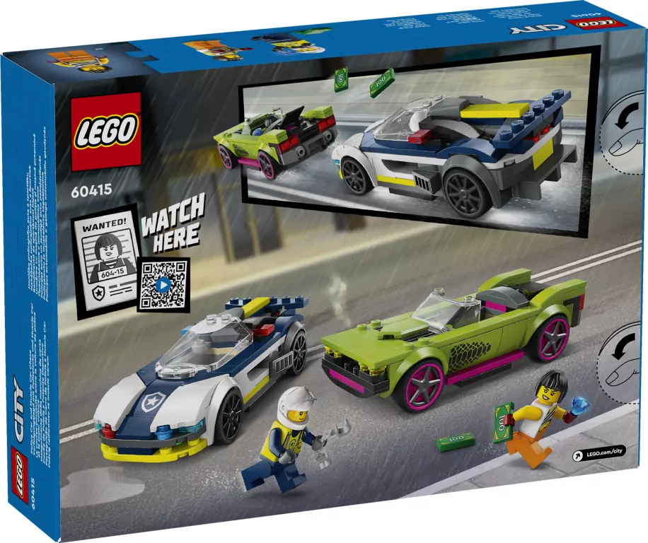 LEGO® City. Pościg radiowozu za muscle carem 60415 - tantis.pl