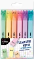 Flamastry kotki 6 kolorów - tantis.pl