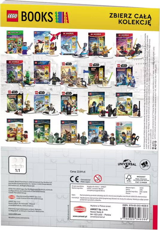 Lego Jurassic World. Jurajska przygoda Bena - tantis.pl