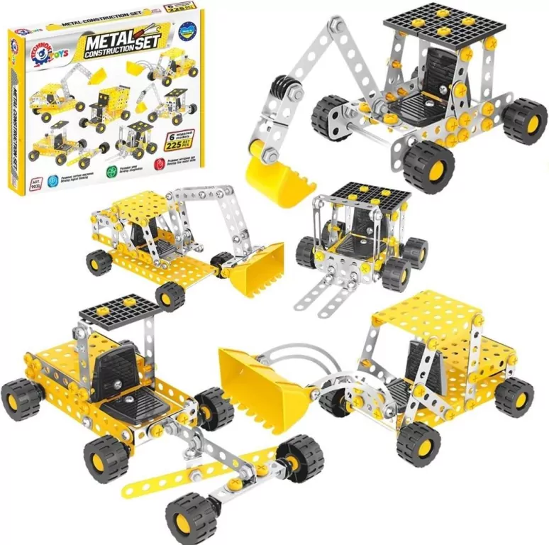 Konstruktor metalowy 225el - tantis.pl