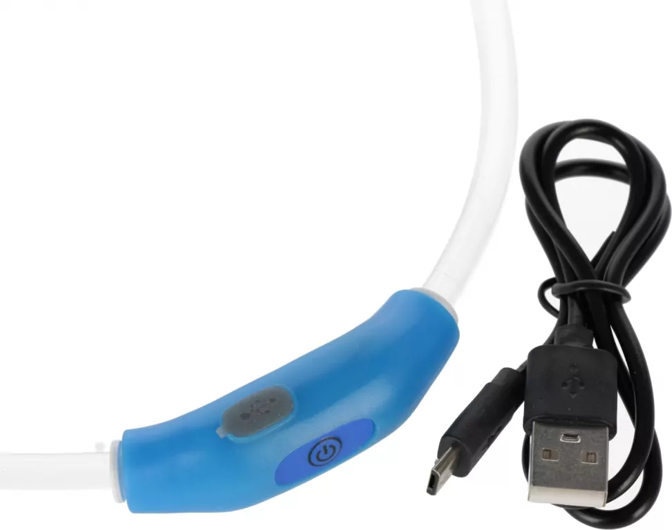 Obroża świecąca LED USD 70cm - tantis.pl