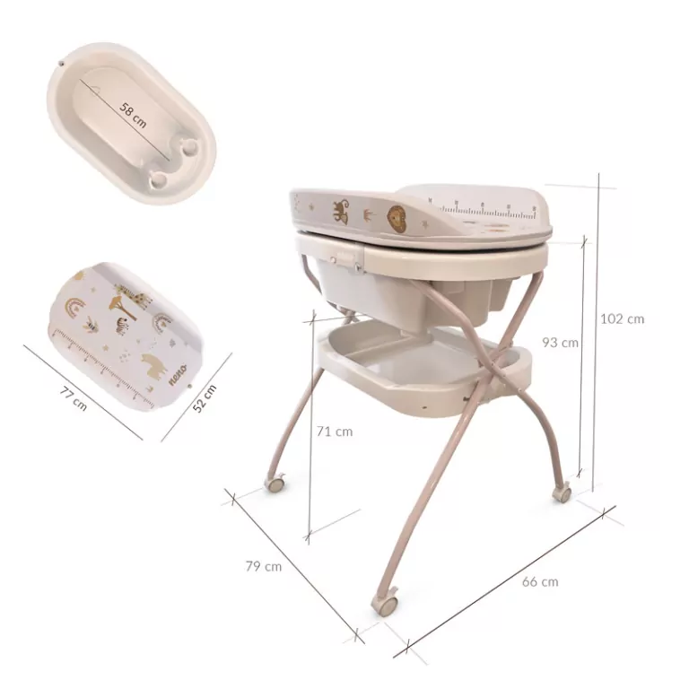 NENO Breza wanienka ze stelażem i przewijakiem dla dzieci - tantis.pl