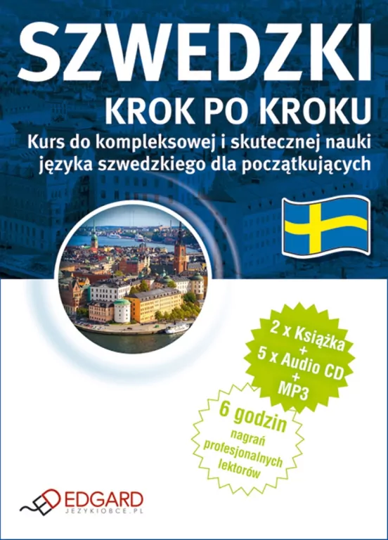 Szwedzki. Krok po kroku. Książka + CD. - tantis.pl