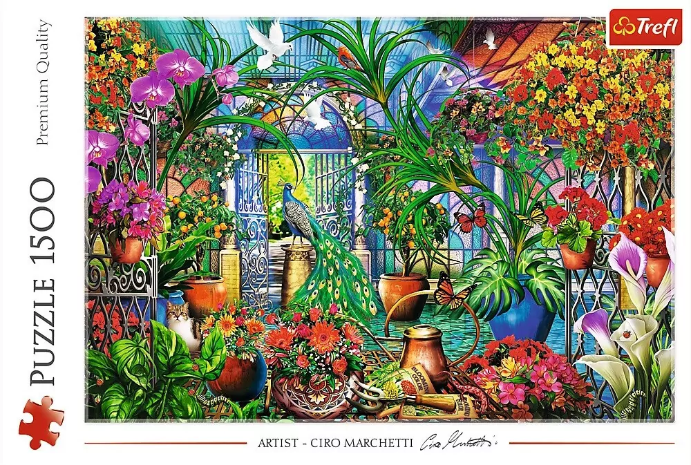 Puzzle 1500. Tajemniczy ogród TREFL - tantis.pl