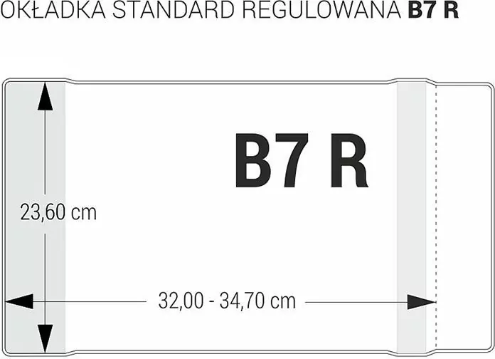 OKLADKA SZKOL REGUL B7-236 PRZEZ B-FOL OPF - tantis.pl