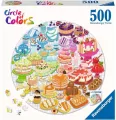 Puzzle 500. Desery. Paleta kolorów - tantis.pl