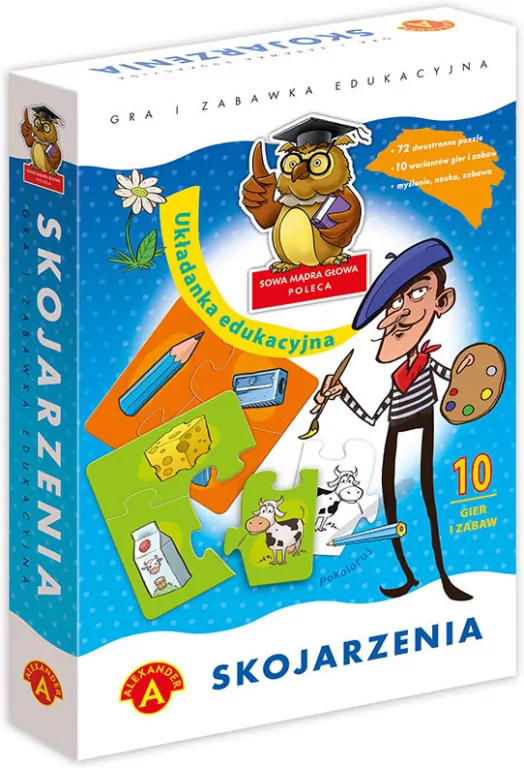 Skojarzenia. Układanka edukacyjna ALEXANDER - tantis.pl
