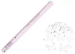 Tuba z motylkami biały 80cm