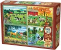 Puzzle 275 XL Przyjaciele z jednej farmy 113628 - tantis.pl