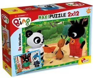 Puzzle maxi 2x12. Bing w szkole - tantis.pl