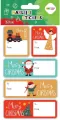 Naklejki Merry Xmas tag 10x20cm HAPPY COLOR - tantis.pl
