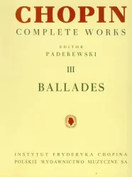 Chopin Complete Works III Ballades