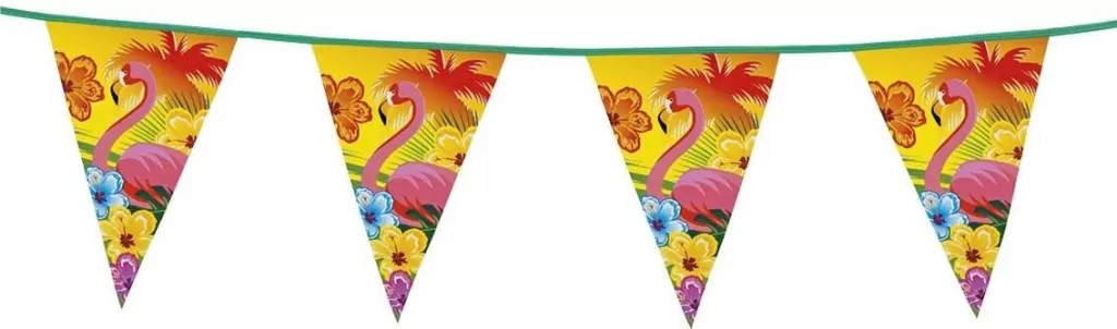 Banner z flagami Hibiscus 6m - tantis.pl