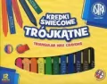 Kredki świecowe trójkątne. 12 kolorów - tantis.pl