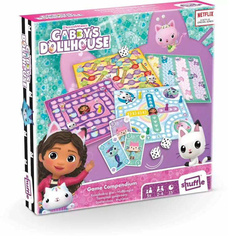 Cartamundi. Shuffe Kaledoskop gier. Koci Domek Gabi - tantis.pl