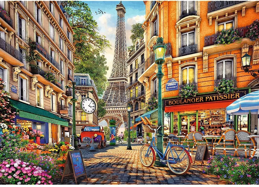 Puzzle 2000. Popołudnie w Paryżu. 27121 - tantis.pl