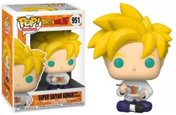 Figurka Animation Dragon Ball Z Super Saiyan Gohan z kluskami Funko POP - tantis.pl