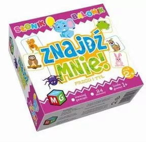 Znajdź mnie. Przód i tył. Słonik Balonik - tantis.pl