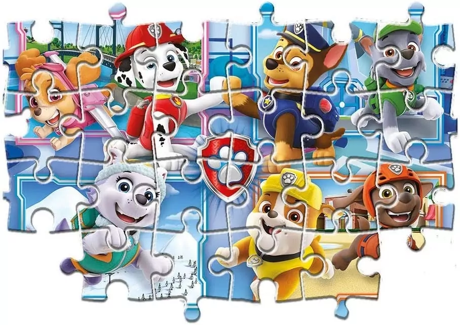 Clementoni. Puzzle 2x60. Paw Patrol - tantis.pl