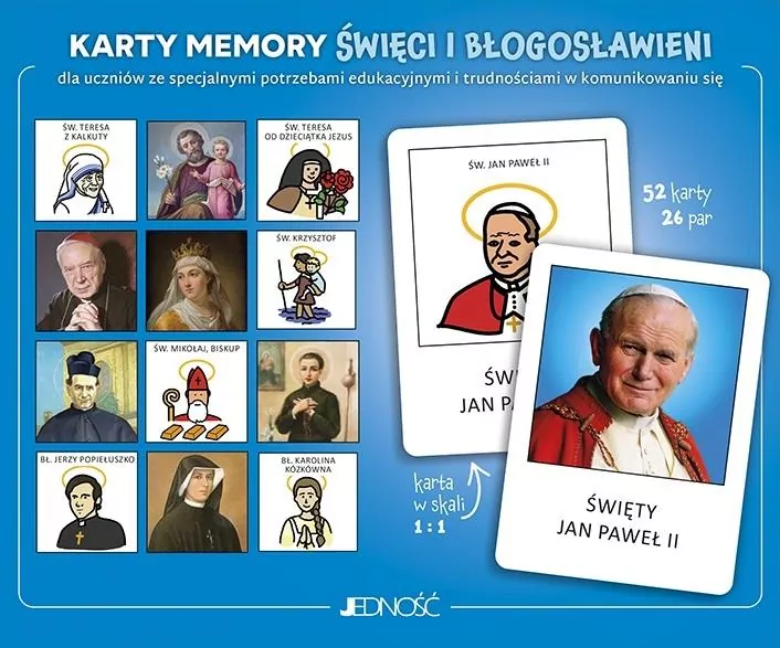 Karty memory. Święci i błogosławieni - tantis.pl