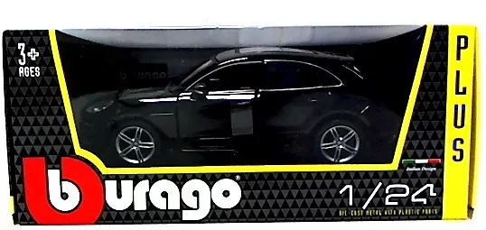 Porsche Macan Black 1:24 BBURAGO - tantis.pl