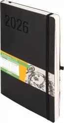 Kalendarz 2026 B5 Impresja czarny DNS