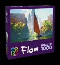 Puzzle 1000 Flow: Łódź BRAIN GAMES - tantis.pl