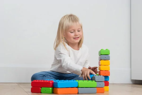 Klocki Budowlane Cegły Junior 60 - tantis.pl