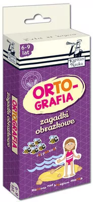 Ortografia 6-9 lat. Zagadki. Kapitan Nauka - tantis.pl